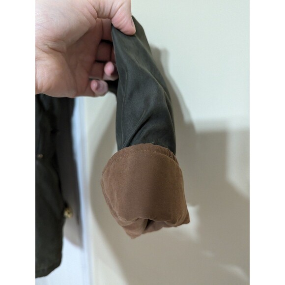 Out Brook Women's Heavy Hooded With Faux Fur Coat Size Medium Forest Green - Picture 9 of 9